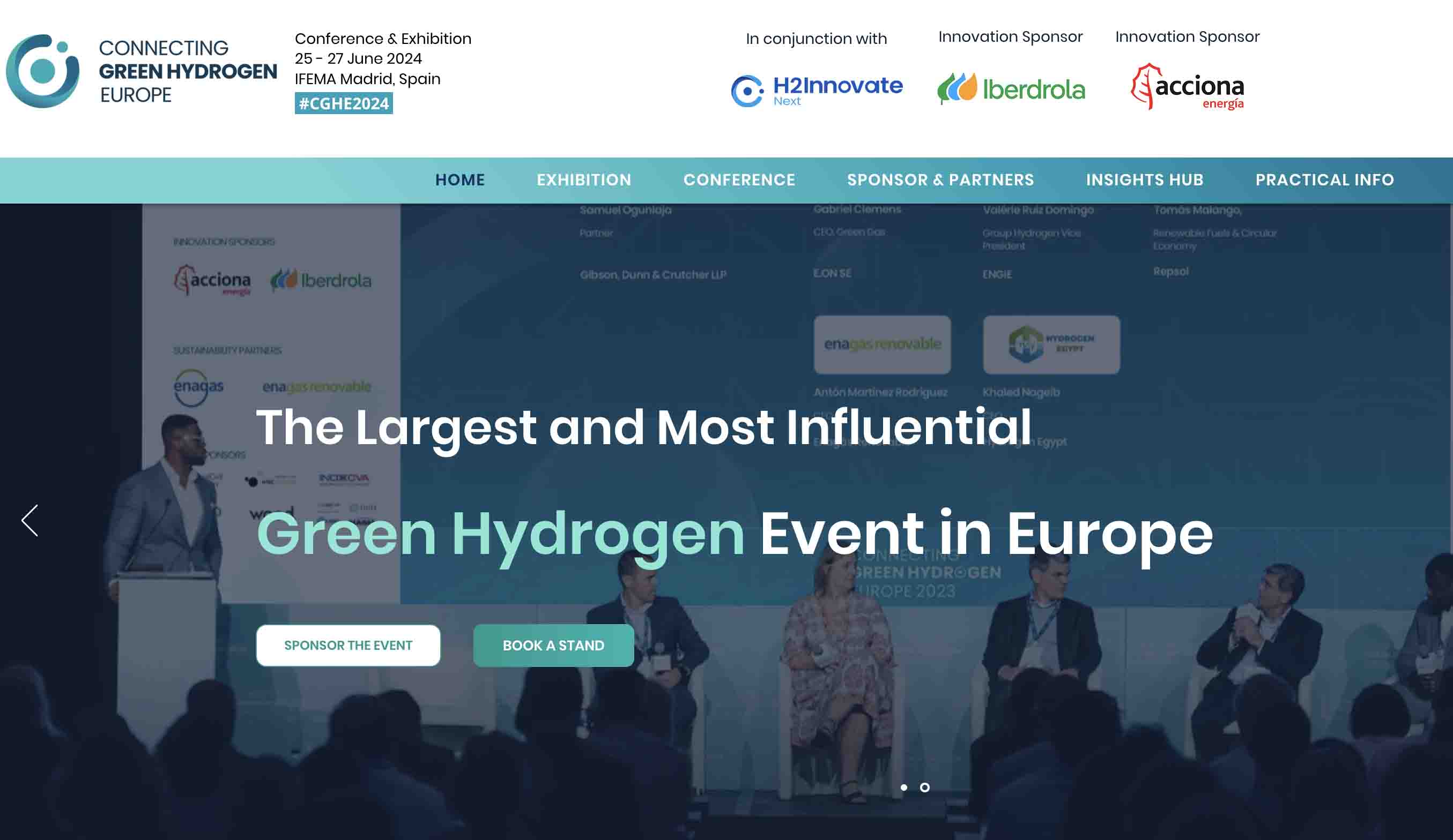 Connecting Green Hydrogen Europe 2024 CGHE2024 AEA   Banner 1 