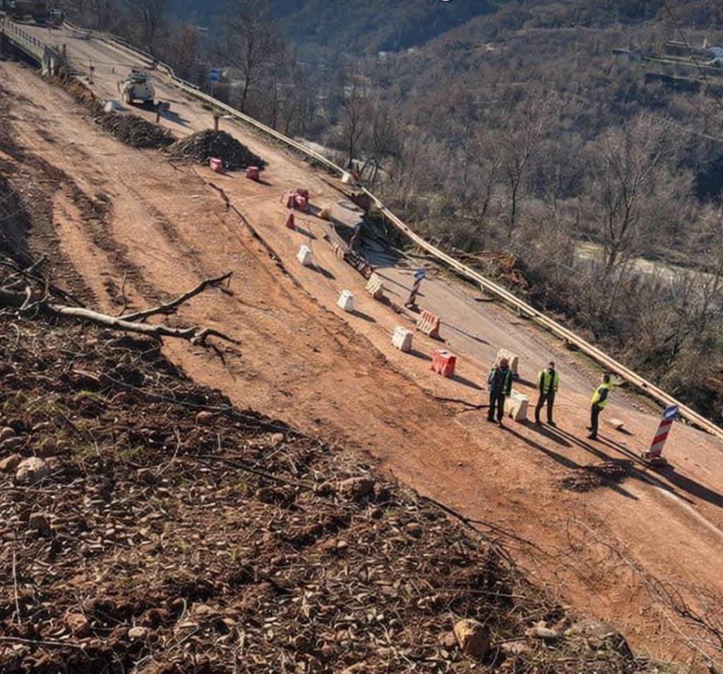 New Roads Collapses in Albania
